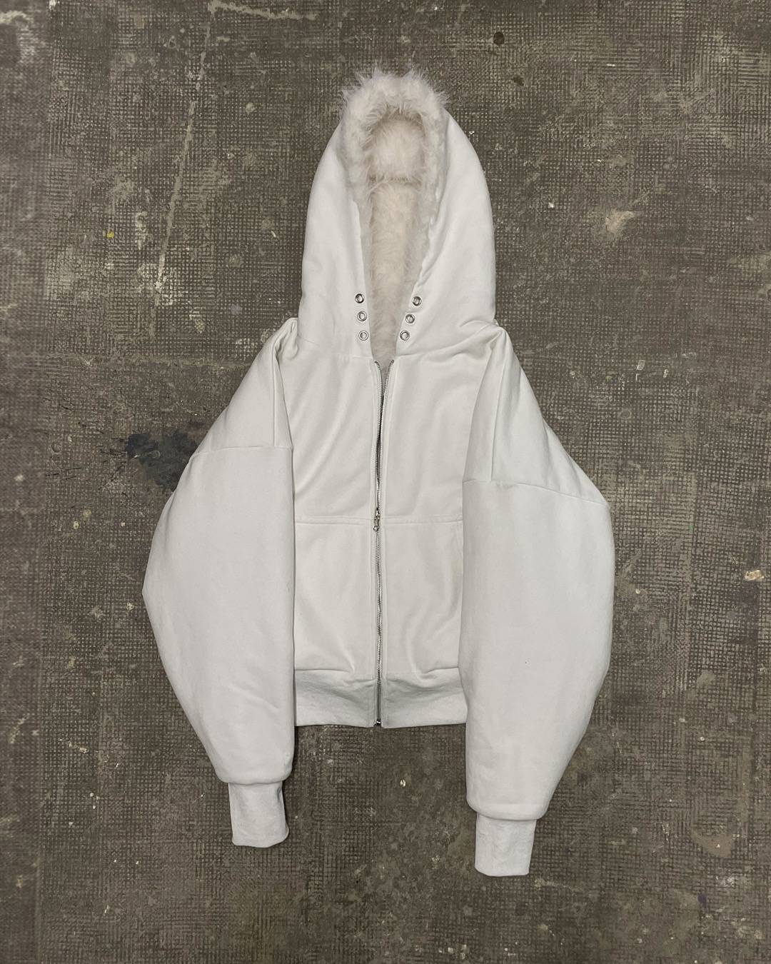 Reversible Faux-Fur Yeti Hoodie