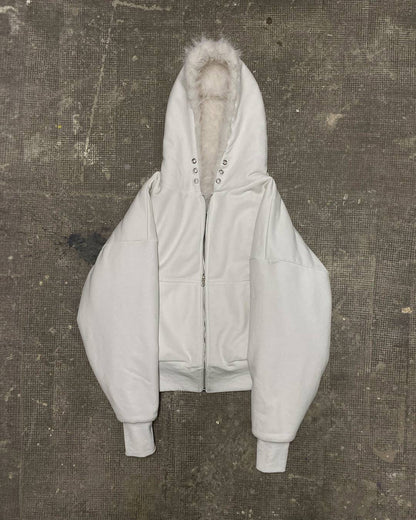 Reversible Faux-Fur Yeti Hoodie